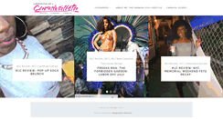 Desktop Screenshot of lifestyleofacarnivalista.com